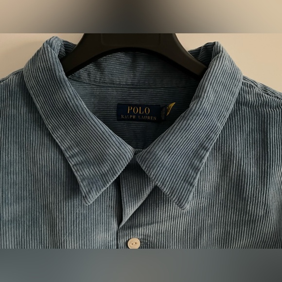 Polo Ralph Lauren 100% Cotton Long Sleeve Button Down Corduroy Shirt sz 2XLT - Picture 4 of 15